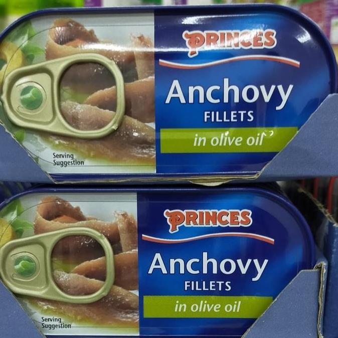 Buruan beli] Princes Anchovy Fillets 50 Gram Original