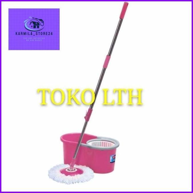 SUPER MOP/ALAT PEL EMBER - LIVINA SPIN MOP (STANDARD)-LION STAR BM-45