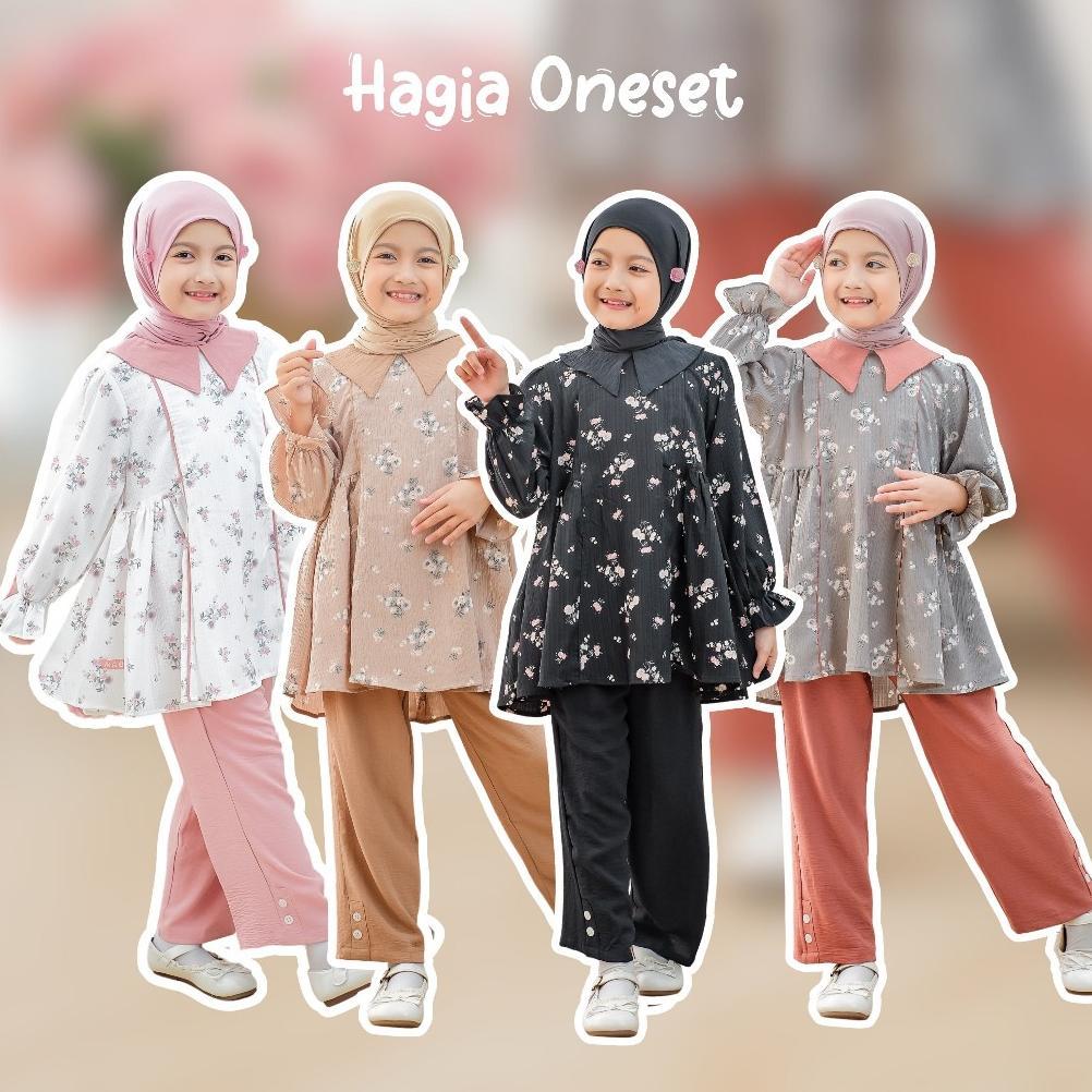 Hagia Setelan Oneset Anak Perempuan