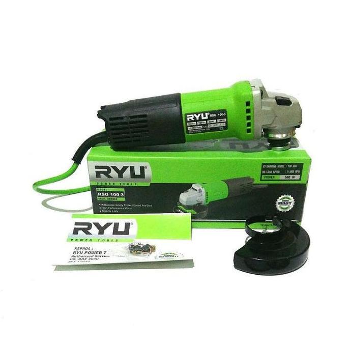 RYU Gurinda tangan 4" RSG100-3  / Angle grinder 4" RSG100-3