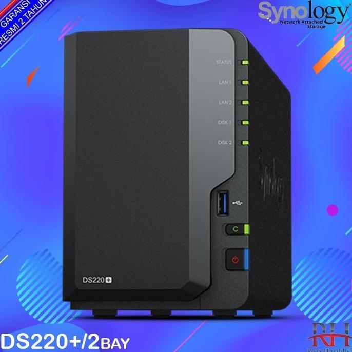Synology Nas Ds220 Plus 2Gb - 2Bays, Cel J4025Dc, 2Gbe, 2Usb3.0 Kualitas Terbaik Harga Termurah