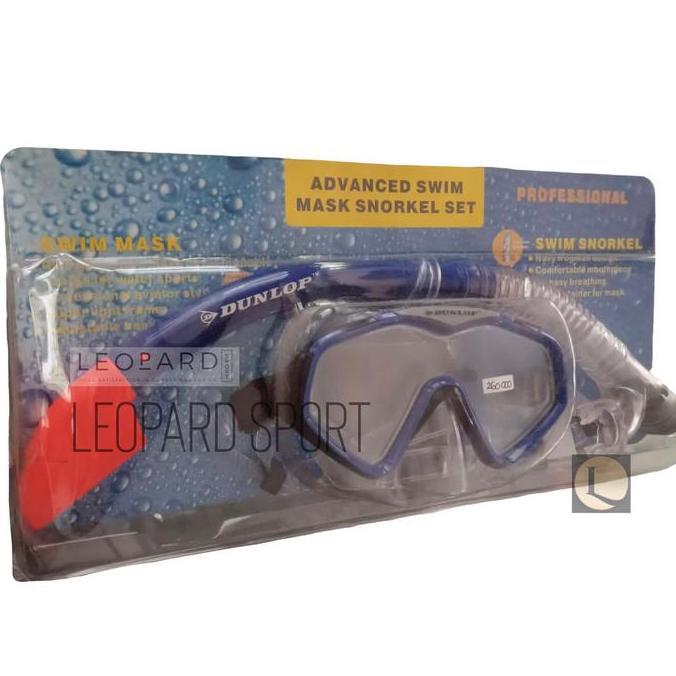 NEW Mask Snorkel Set Dunlop/ Snorkeling Set / Masker Snorkel Dunlop