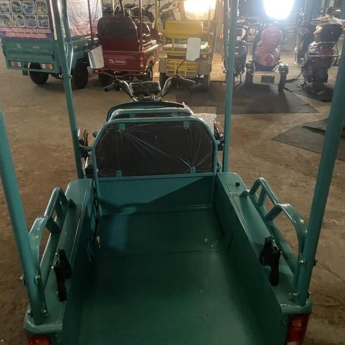 Terlaris Motor Bak Listrik Roda 3 Lithium Gerobak Mamang Listrik Dengan Solar Panel Box Auto Kopi Ke