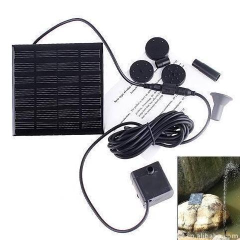 Promo Air Mancur Kolam Ikan Tenaga Surya 7V 1.12W Pompa Otomatis Hemat Listrik untuk Taman dan Tangk
