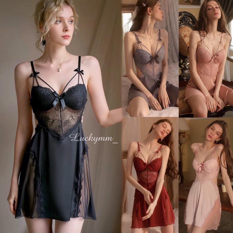 SATIN BAJU TIDUR WANITA / CUP BRA BAJU TIDUR WANITA / BAJU TIDUR 231 LMM