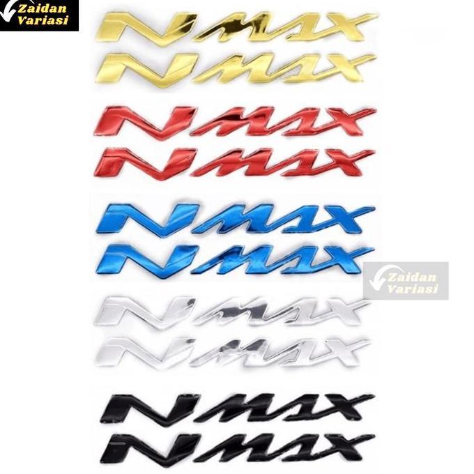 Klikpakdamar - Emblem Nmax Timbul - Stiker Sticker Nmax New Old Logo 2022 2023 Full Body Polos Simpl