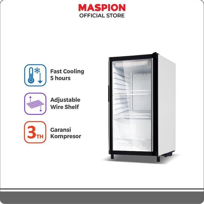 Allthebest- Maspion lemari pendingin showcase USG-126