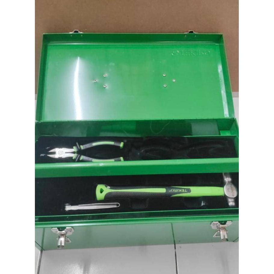 Terlaris Tool Set Box Mekanik Tekiro 59 Pcs Alat Kit Sock Obeng Kunci Palu