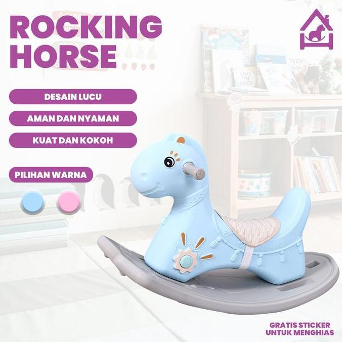 ROCKING HORSE KUDA / KUDA KUDAAN AYUN GOYANG PLASTIK / WM19034