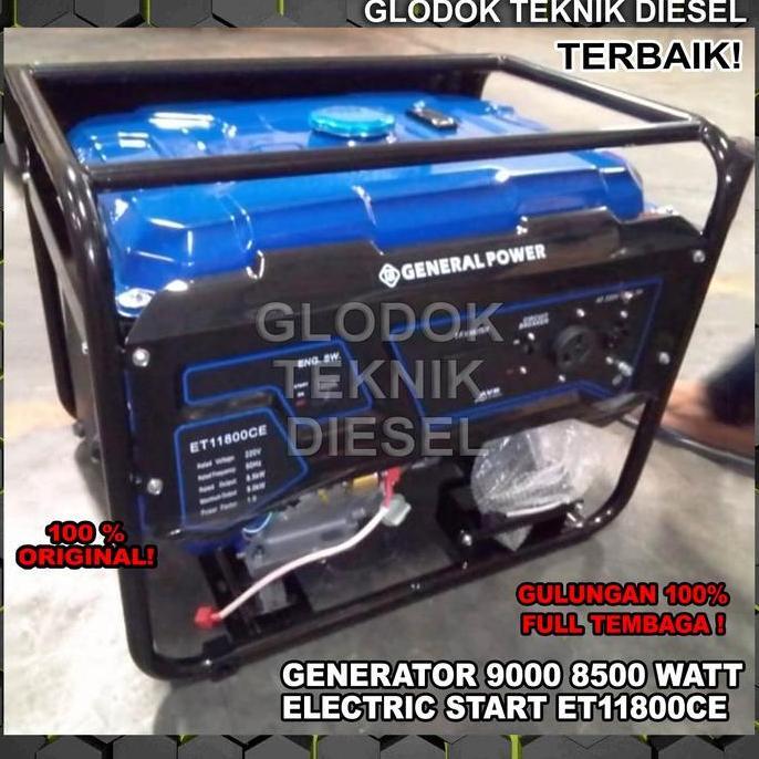 Terlaris Generator Genset 9000 8500 W Et 11800 Ce Watt Electric Start Et11800Ce