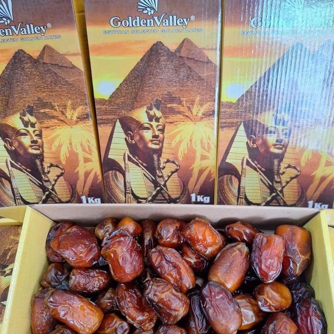 Kurma goldenvalley kemasan dus 1 kg kurma mesir kemasan dus 1 kg