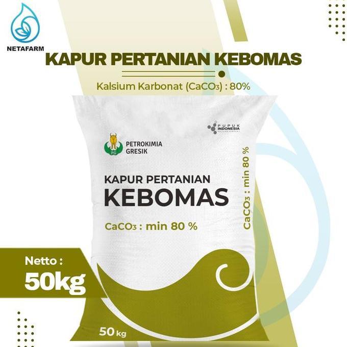 Promo Dolomit Kapur Pertanian KEBOMAS 50kg Diskon