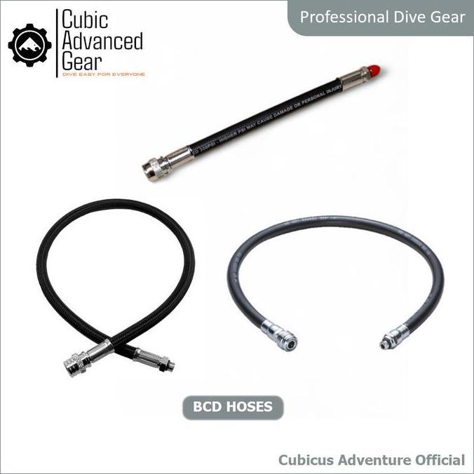 BCD Inflator Low Pressure Hose - Replacement for Scuba Diving BCD