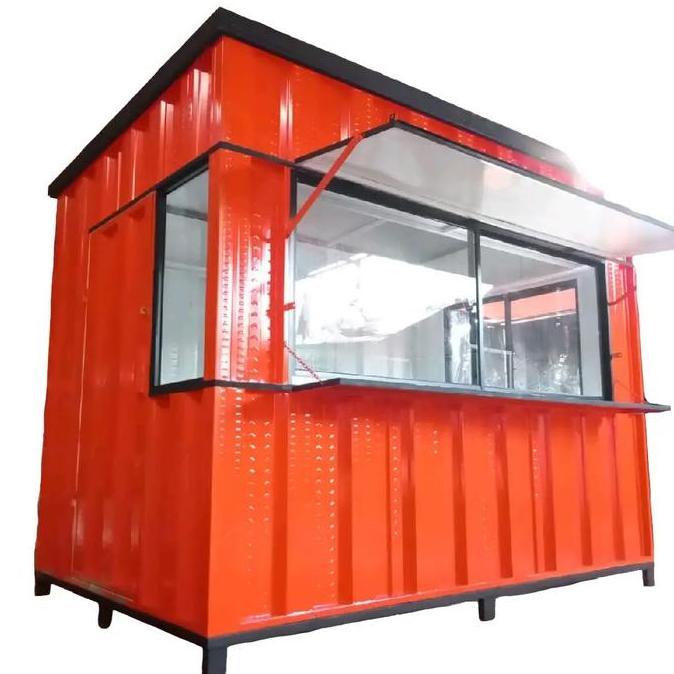 Terlaris Booth Container / Gerobak Stand Kontainer Premium Knockdown 3X2X2.5