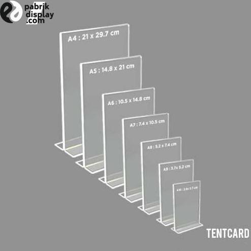 Ready Akrilik Display Brosur/ Akrilik display price / Akrilik tent card f4
