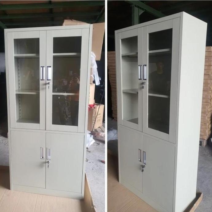 Ready lemari arsip plat besi lemari arsip/ file kantor besi lemari arsip putih kombinasi