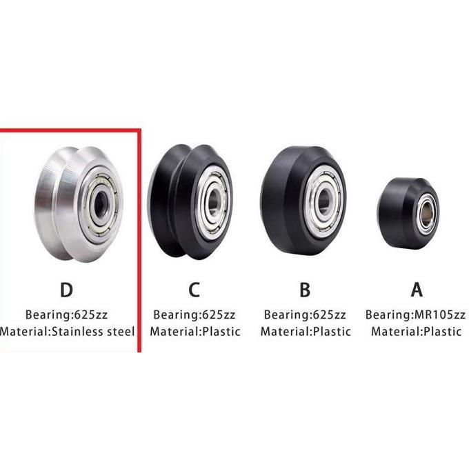 [EBS] Openbuilds V-Slot V Wheel V-Wheel Roda Bearing 625ZZ Stainless
