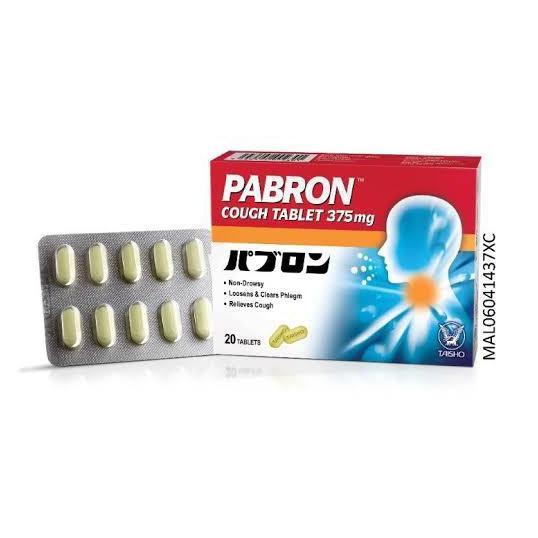 TERMURAH - PABRON COUGH TABLET 375 MG/OBAT BATUK BERDAHAK