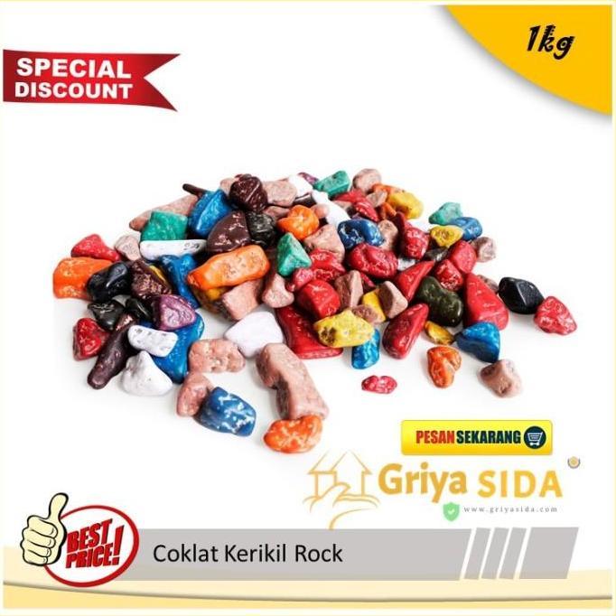 Coklat Kerikil Turki Premium 1kg Coklat Batu Arab Stone Chocolate ROCK