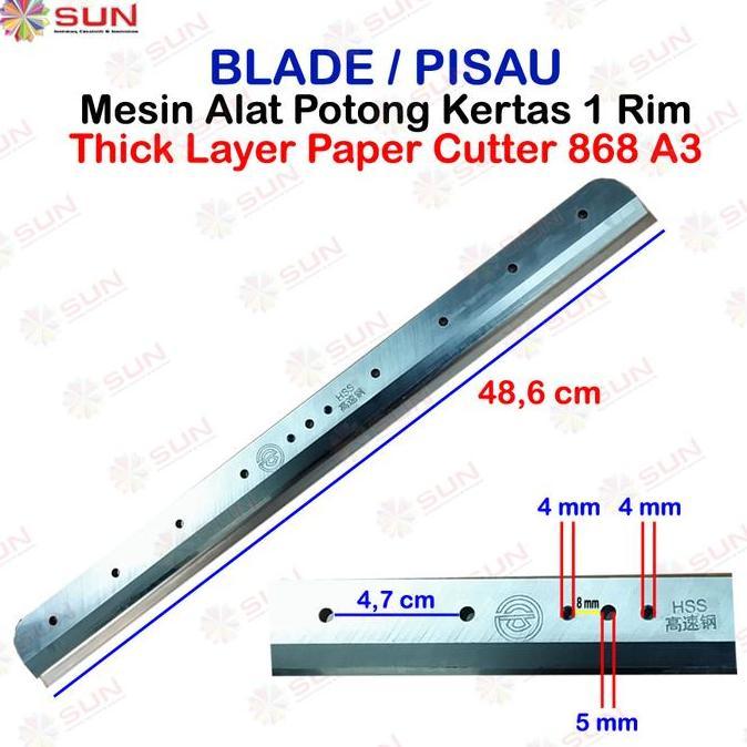 Blade Pisau Thick Layer Paper Cutter Pemotong Kertas 1Rim 858 / 868
