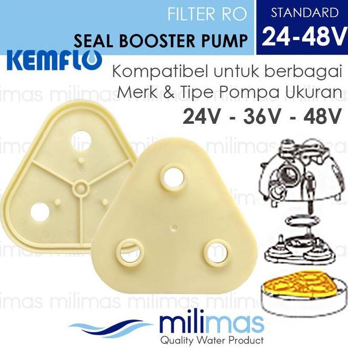 KEMFLO - Original Seal Karet Booster Pump Reverse Osmosis Segitiga