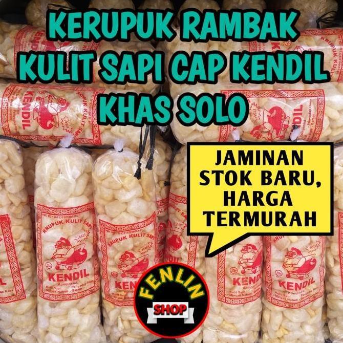 KRUPUK RAMBAK SAPI KENDIL SOLO JUMBO 275 GR