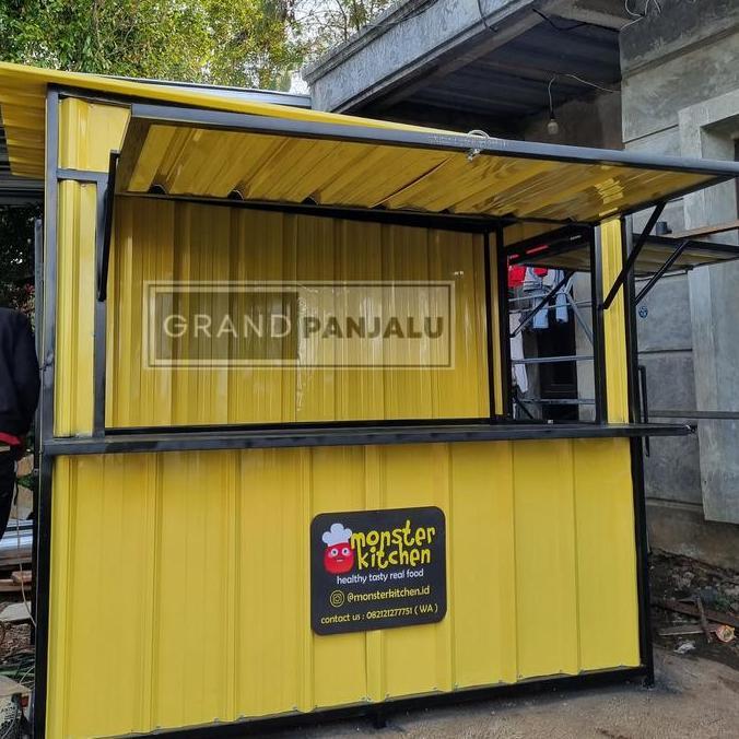 Terlaris Booth Container Ukuran 2,2X1,2X2 M Custom Murah