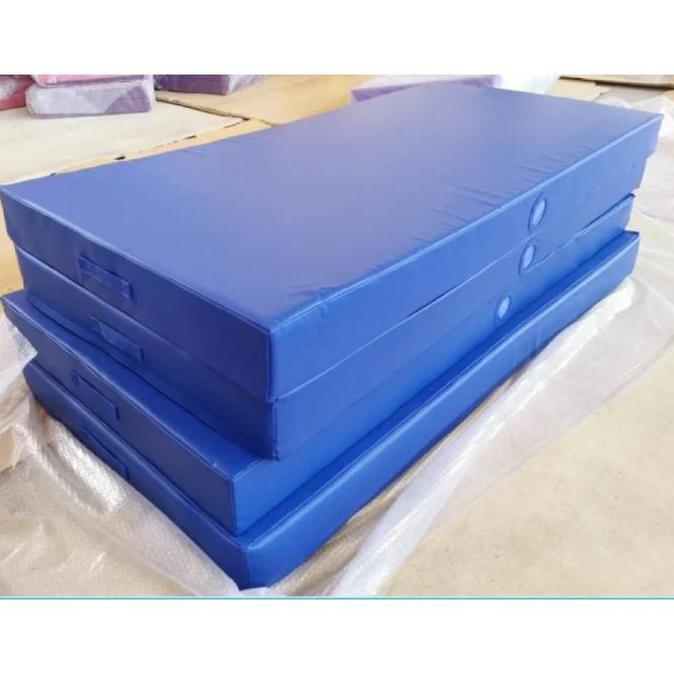 Matras Senam Lantai - Matras Busa Rebonded - Matras Olahraga Untuk Sekolah Tebal 20cm Uk 100x200 CM