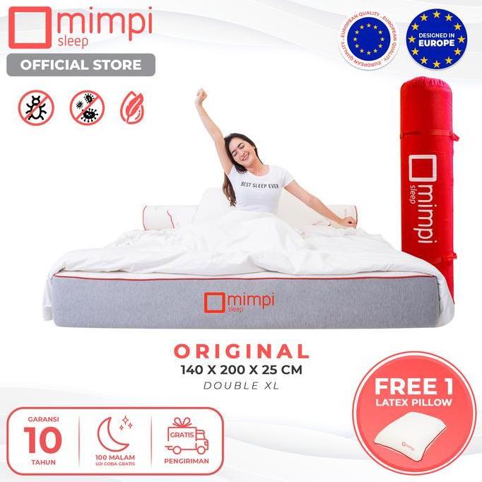 '' KASUR MIMPI ORIGINAL 140 X200 (KASUR LATEX) ''