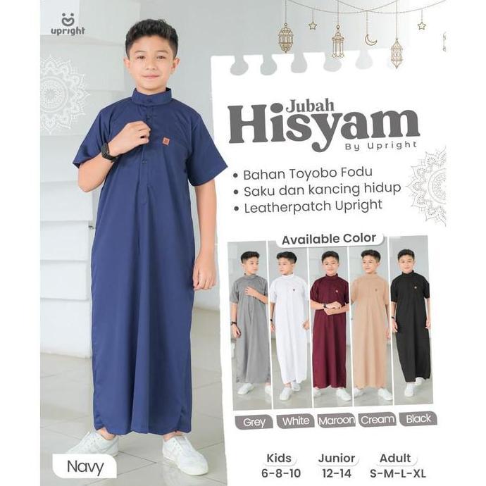 UPRIGHT JUBAH  HISYAM ANAK & REMAJA