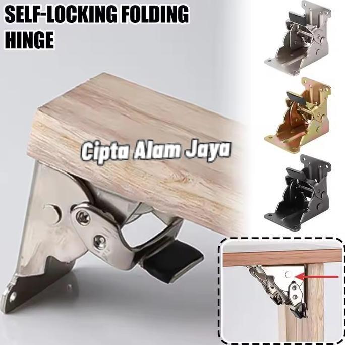 MVRO Braket Engsel Kaki Meja Lipat Engsel Siku Kaki Meja Lipat 90 Derajat