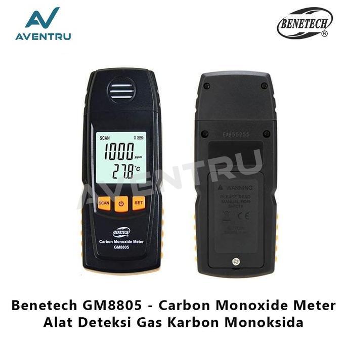 THUNDEX Carbon Monoxide Meter Amonia CO Gas Leak Detector Benetech GM8805