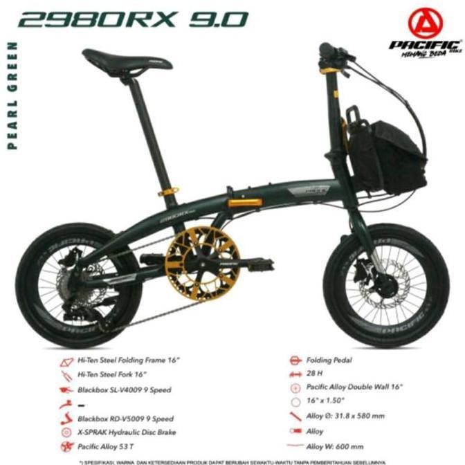 Terlaris Sepeda Lipat Pacific 16 Inc New (Promo)