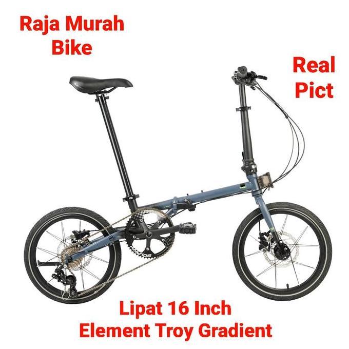 Terlaris Sepeda Lipat 16 Inch Element Troy Gradient Sepeda Lipat Element Troy Gradient 16 Inch 10Sp