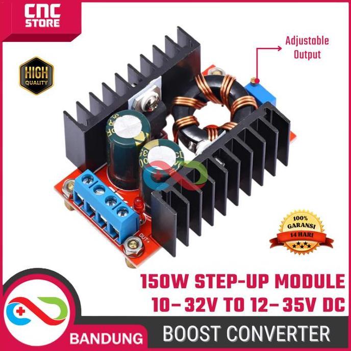 SPORTOV Module DC Step-Up 150W Boost Converter 6A Boost Converter 1032V to 1235V