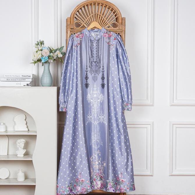 BV - Gamis Rohwa Silk/Gamis Silk simple mewah Lebaran 2026 - gaun wanita