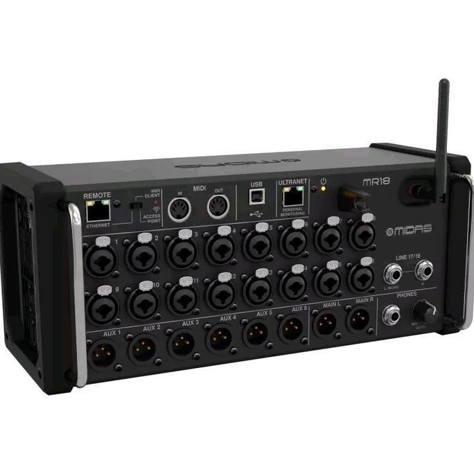 Raden_Stroom - Midas Mr18 Audio  Mixer Digital Controller Mr 18 Amplifier