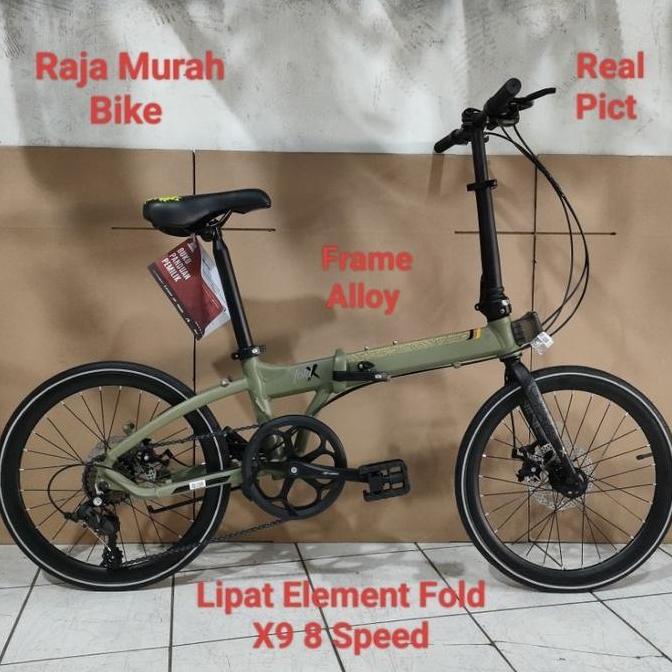 Terlaris Sepeda Lipat Element Fold X9 20 Inch Sepeda Lipat 20 Inch Element Fold