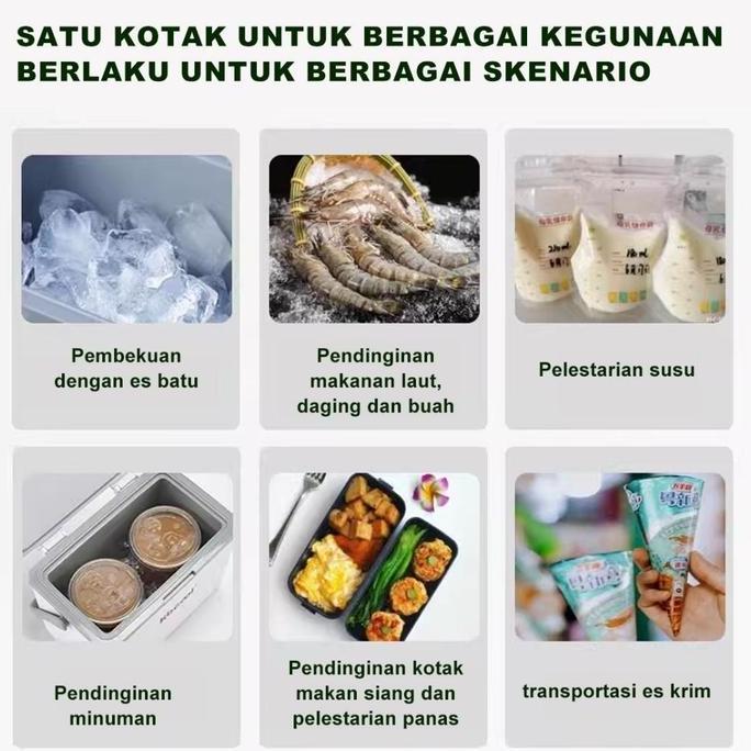 WildJoy Camp Cooler Box Kotak Makan Siang Serbaguna Ekstra Besar Tahan Air Dan Anti Bocor Tas Teriso