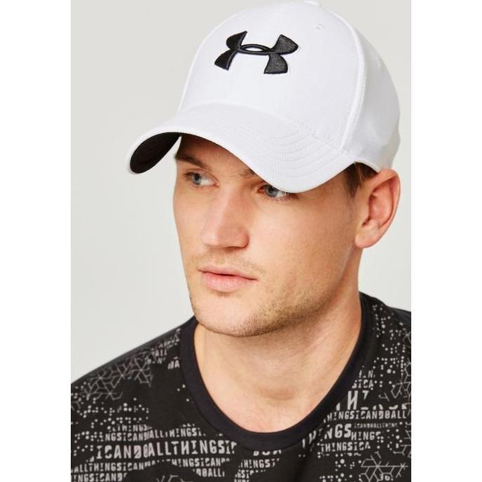 Men Golf Cap White Original - Topi Golf Pria Branded U003
