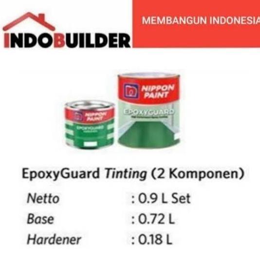 NIPPON EPOXY GUARD 5 LITER EG 002 WHITE 9102 / CAT EPOXY LANTAI