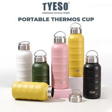 Tyeso  1000ml  Tumbler Minum PortableOlahraga Thermos Cup Caterpillar Stainless Steel 304  TS-8816 -