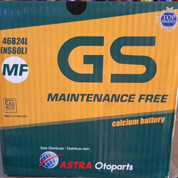 Promo AKI /ACCU KERING GS MF NS60L / 46B24L Diskon