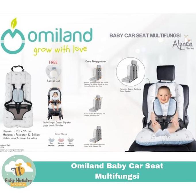 OMILAND BABY CARSEAT MULTIFUNGSI / EMPUK / CARSEAT EMPUK /TRAVEL / DI LIPAT / DAKRON / TEBAL / NYAMA