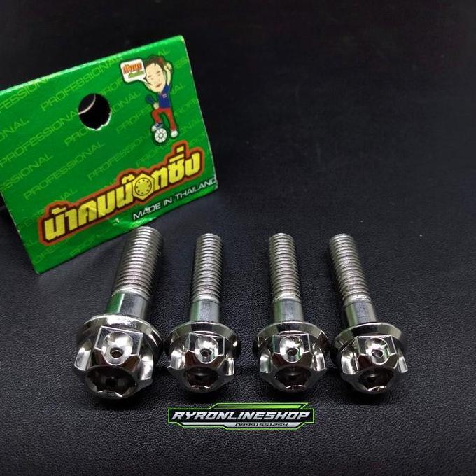 probolt stainless baut dudukan knalpot kenalpot Mio sporty Mio smile