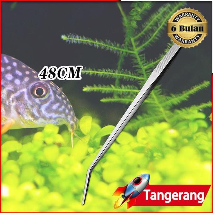 KIAMU Pinset Aquascape Stainnless Pinset Panjang Aquascape Pinset Tweezers Aquascape
