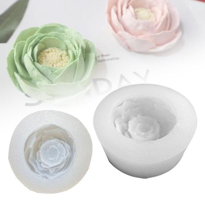 MVRN DIY Melati Cetakan Puding Bunga Cetakan Jelly Cetakan Puding Silikon Cetakan Silikon 3d