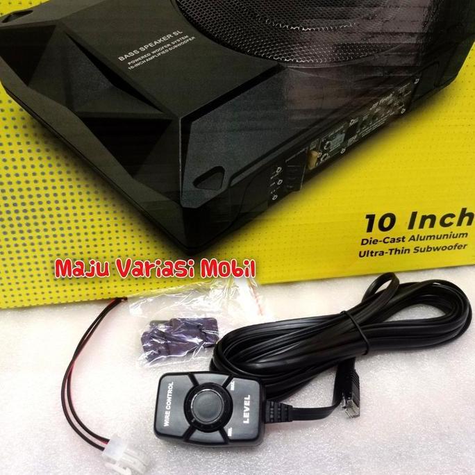 Subfoower Kolong Aktif 10 inch JB TECH Slim Bass Empuk High Quality
