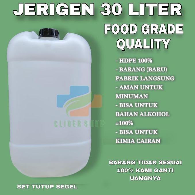 VIRALL JERIGEN 30 LITER SEGEL TEBAL HDPE / JERIGEN 30 LITER SEGEL TEBAL //
