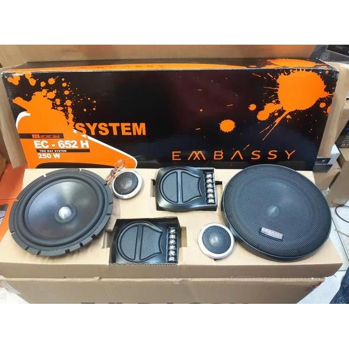 speaker split embasy neodymium 250 watt